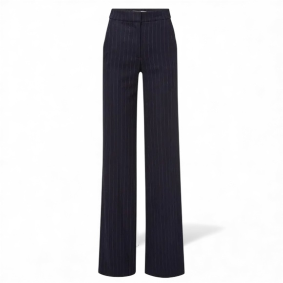 Veronica Beard Pants - Veronica Beard NWT Navy Pinstripe Wide Leg Pants
